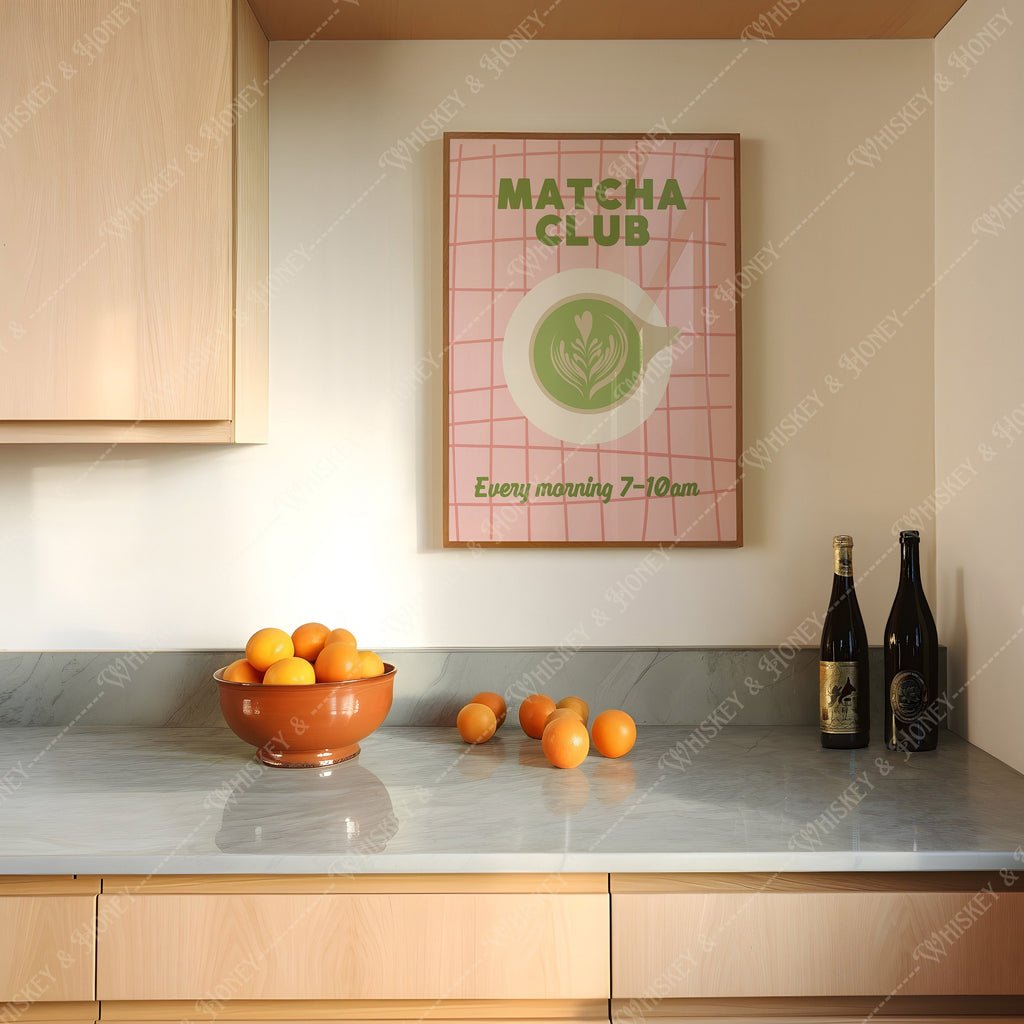 Matcha Club Art Print