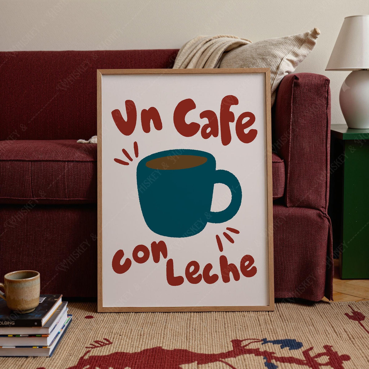 Un Cafe Con Leche Print