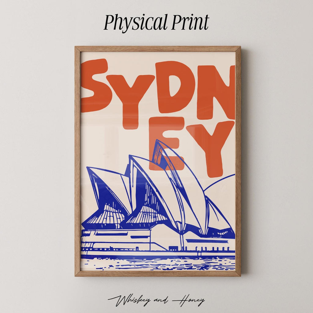 Sydney Opera House Travel Print