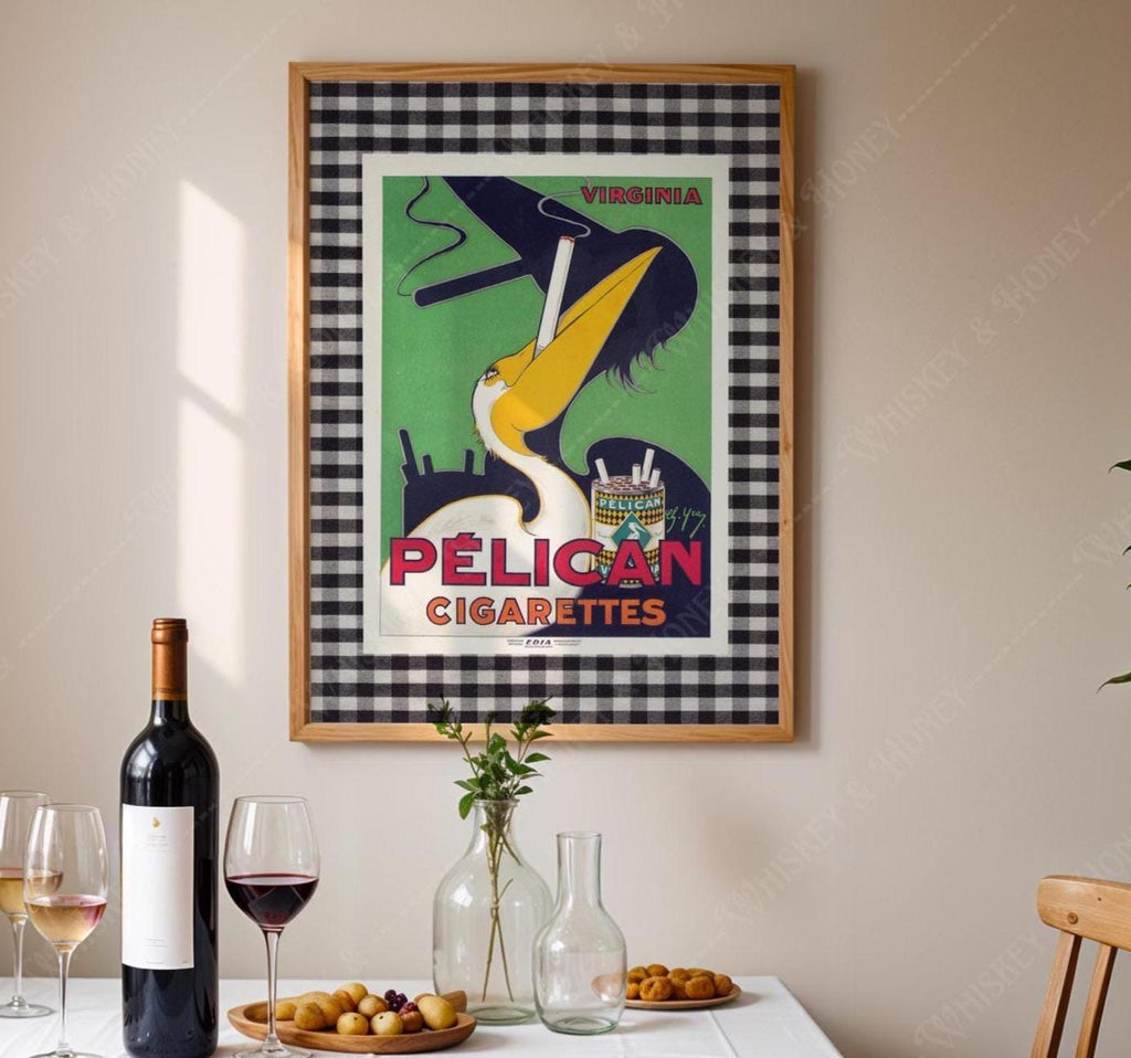Vintage Pelican Cigarettes Print