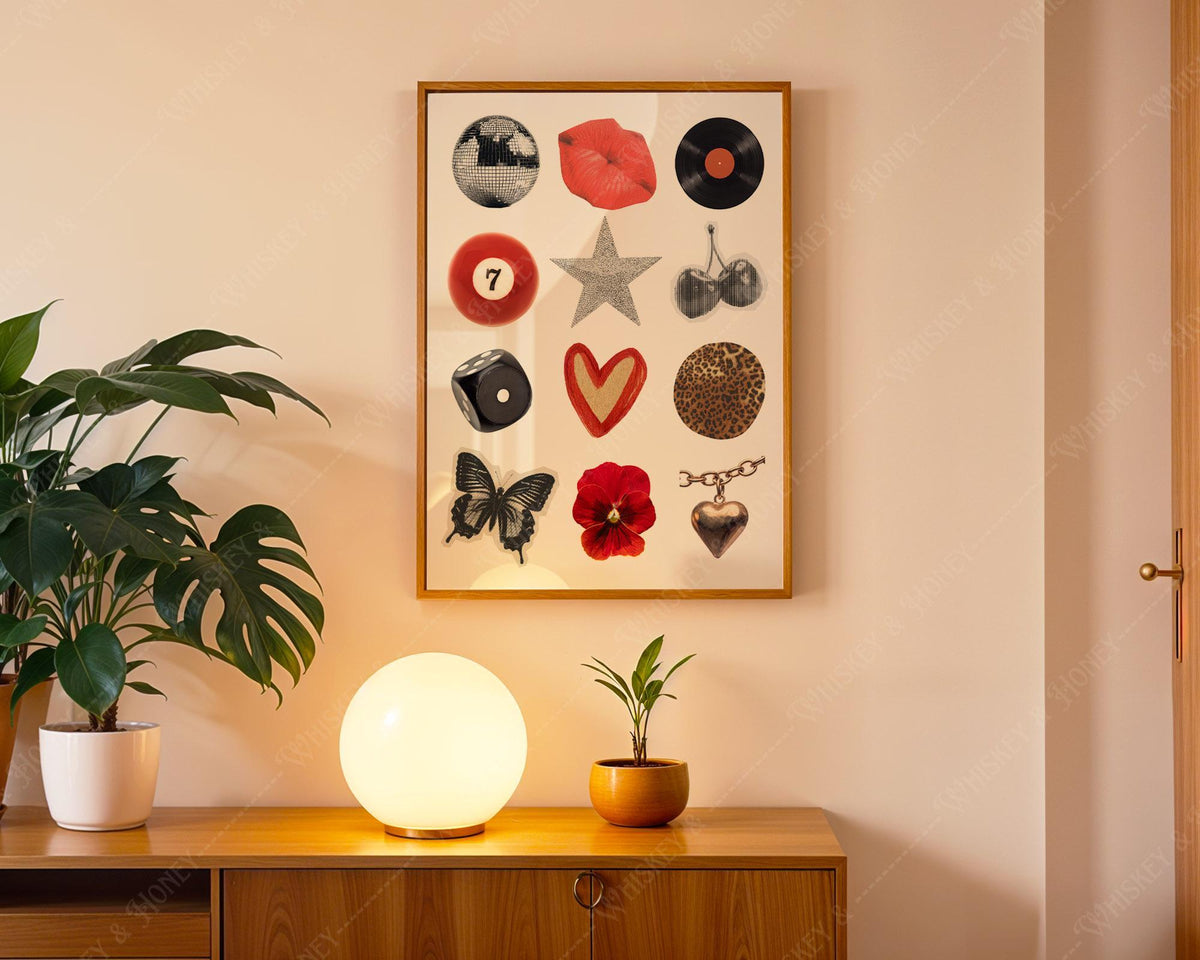 Cool Girl Collage Print
