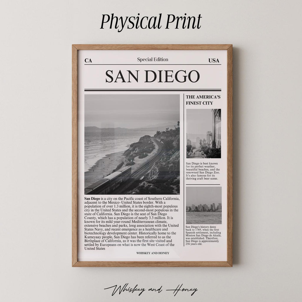 San Diego City Newspaper Print