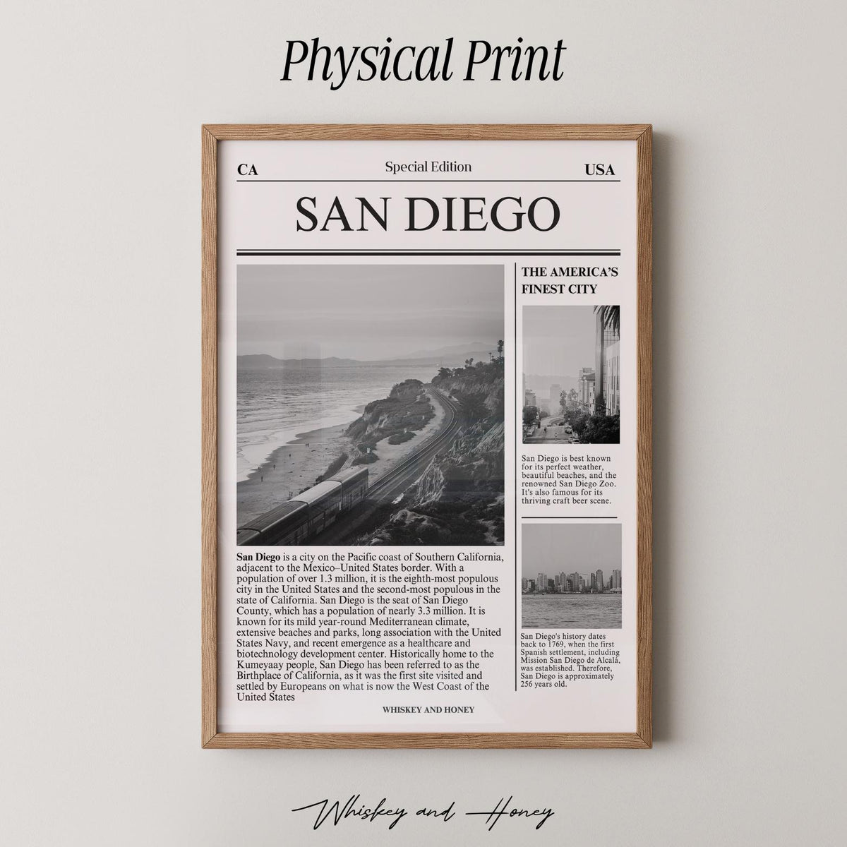 San Diego City Newspaper Print