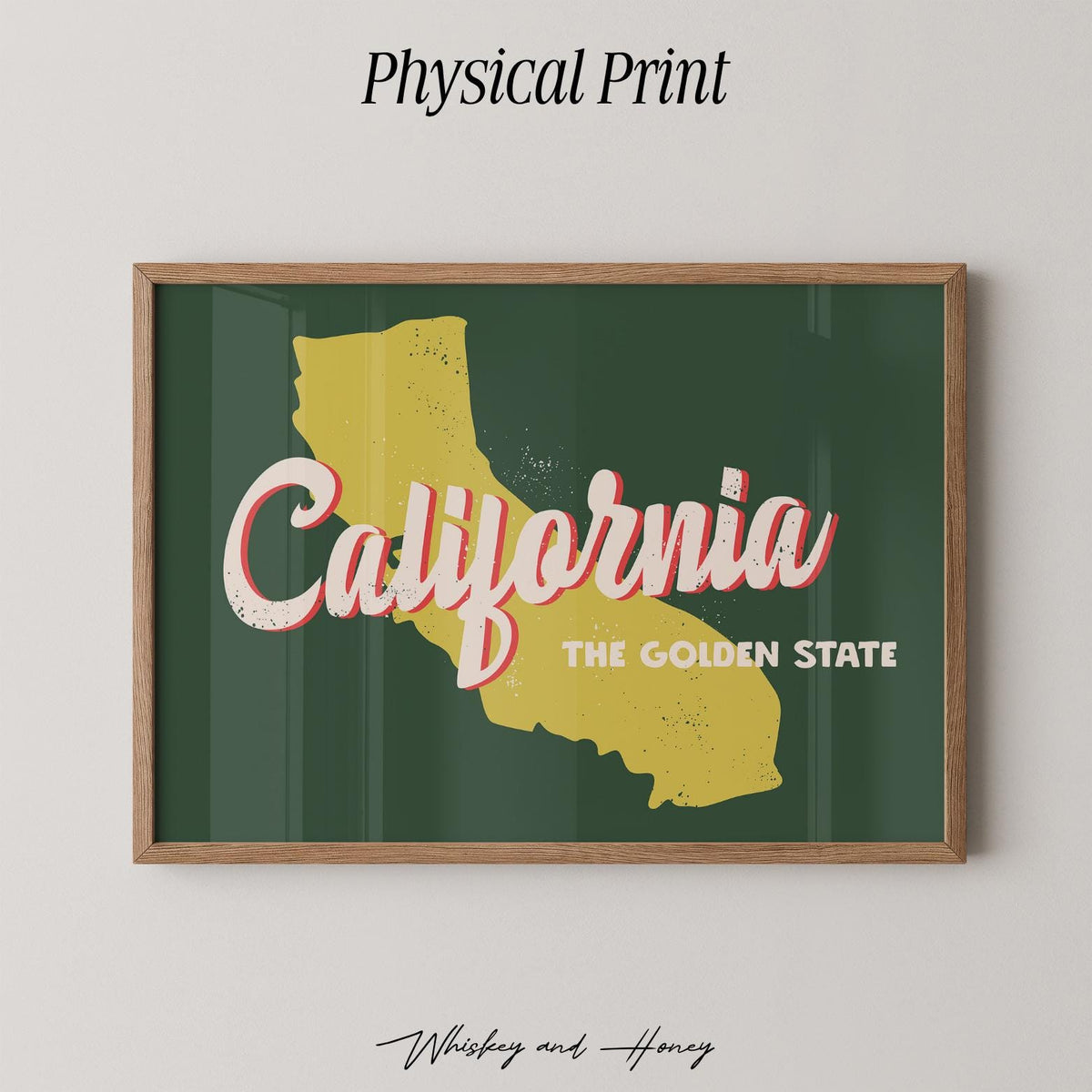 California Golden State Print