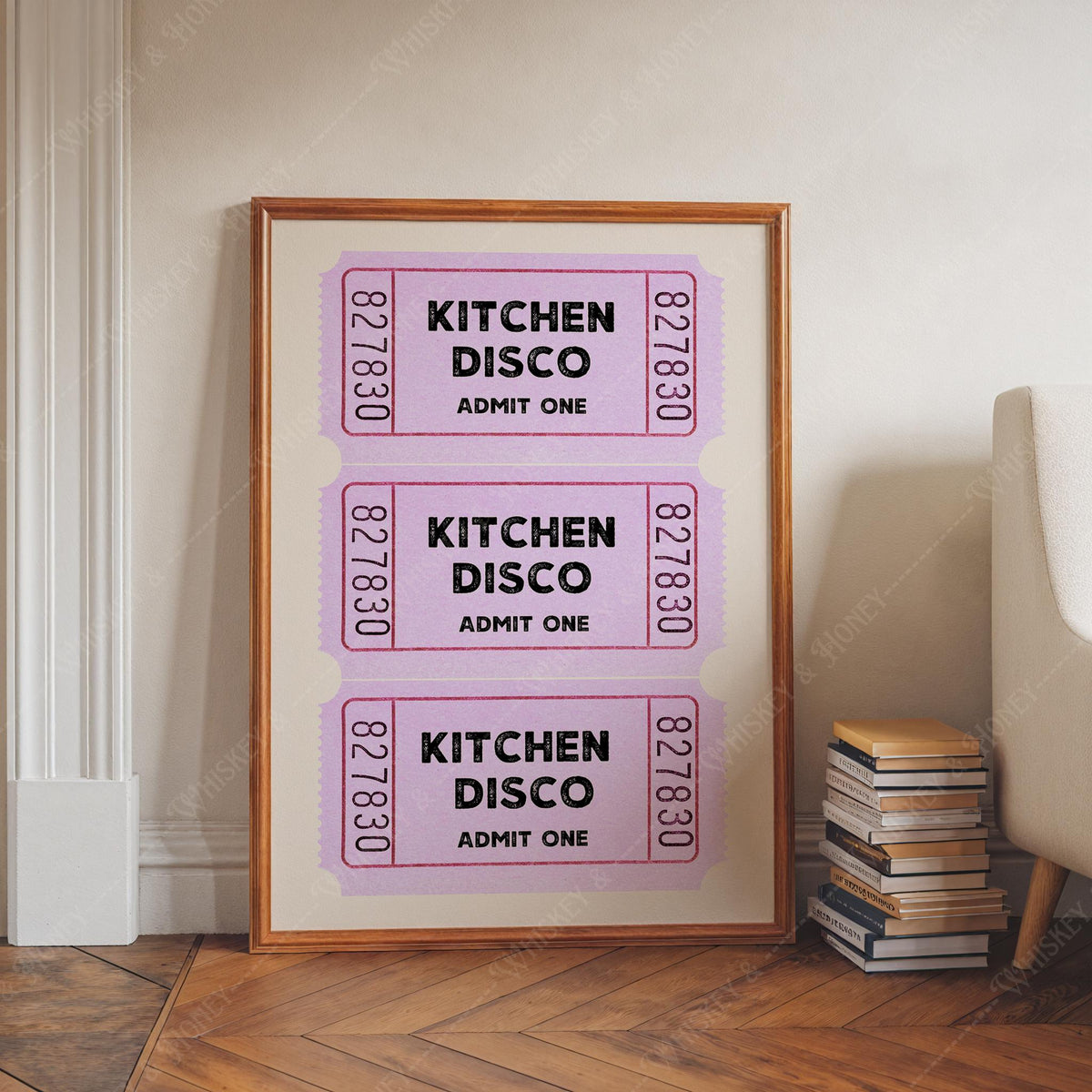 Kitchen Disco Ticket Print