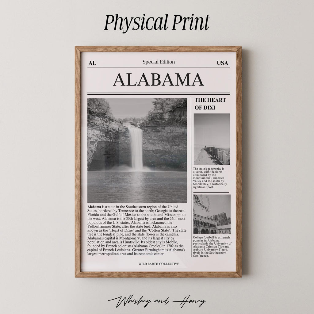 Alabama Newspaper Print