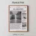 Alabama Newspaper Print