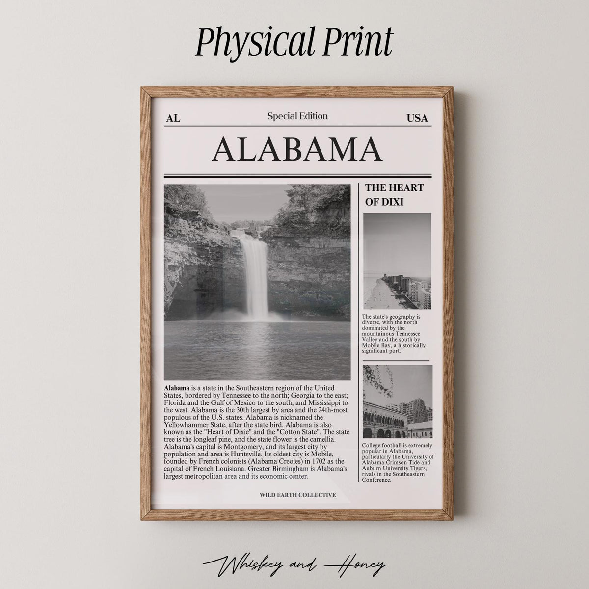 Alabama Newspaper Print