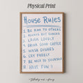 House Rules Print