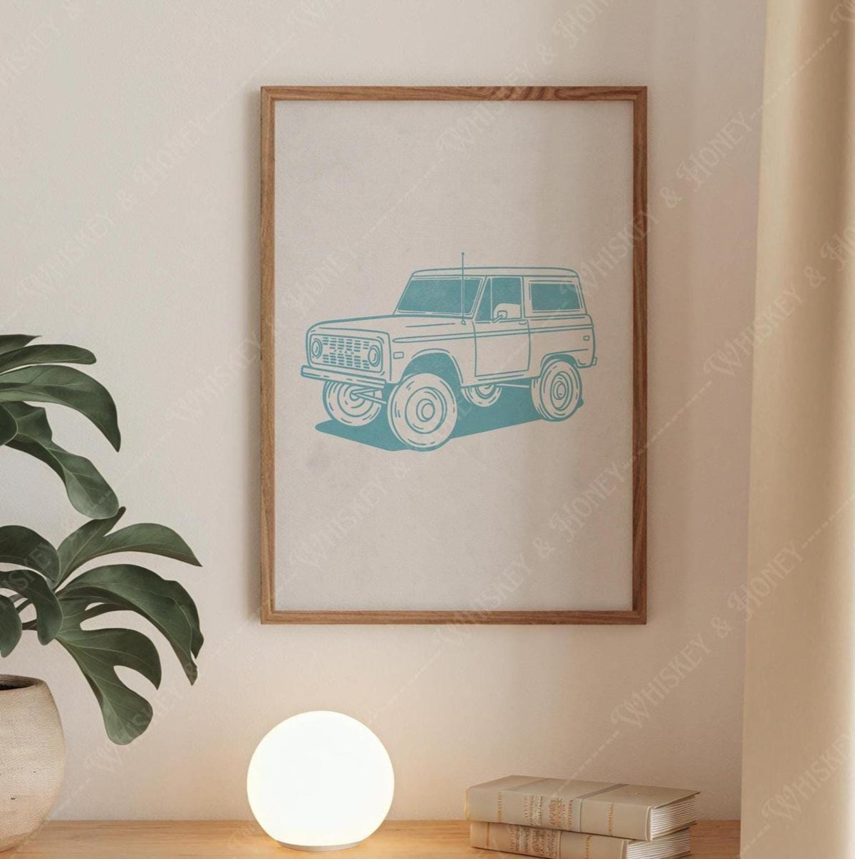 Vintage Ford Bronco Print