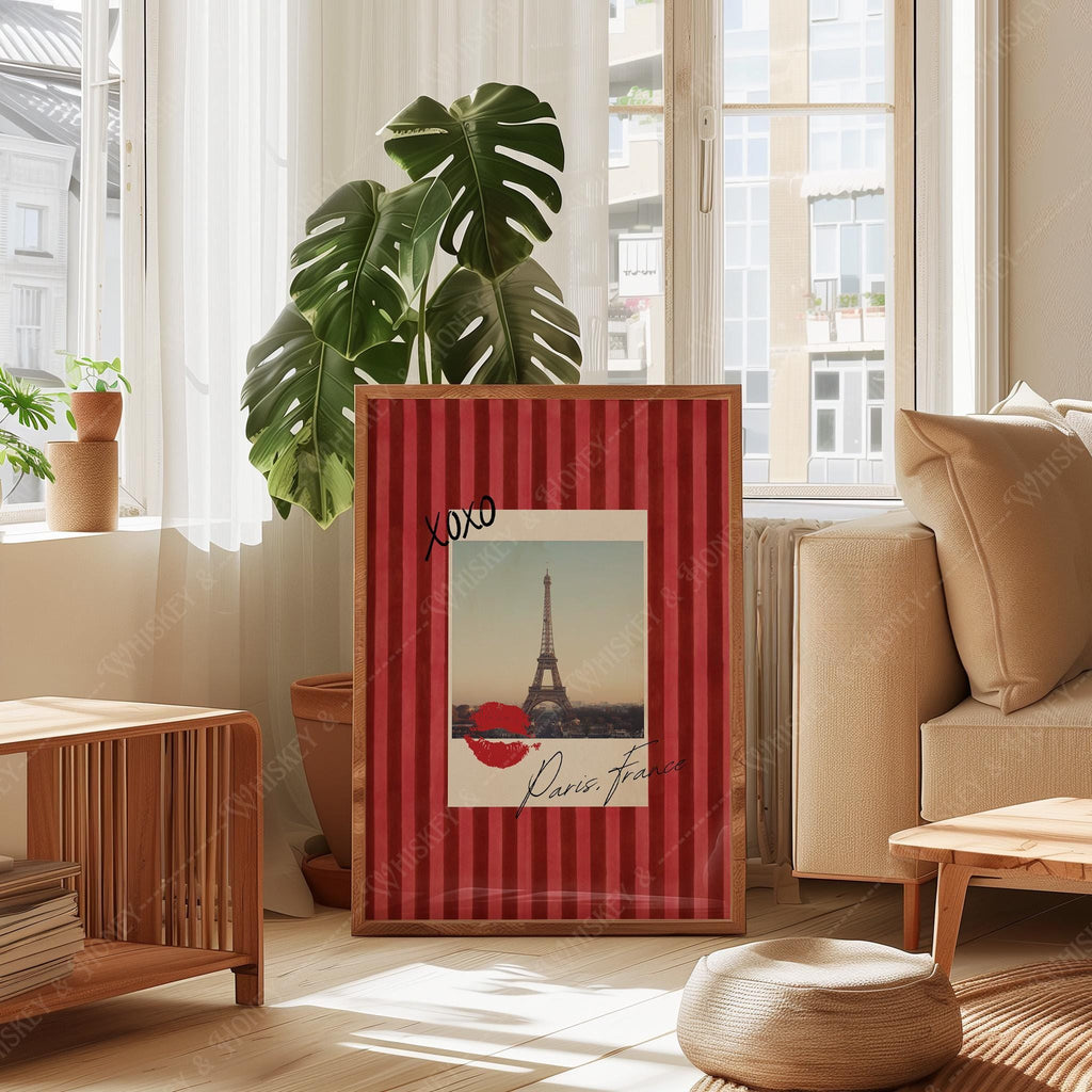Vintage Paris Eiffel Tower Print