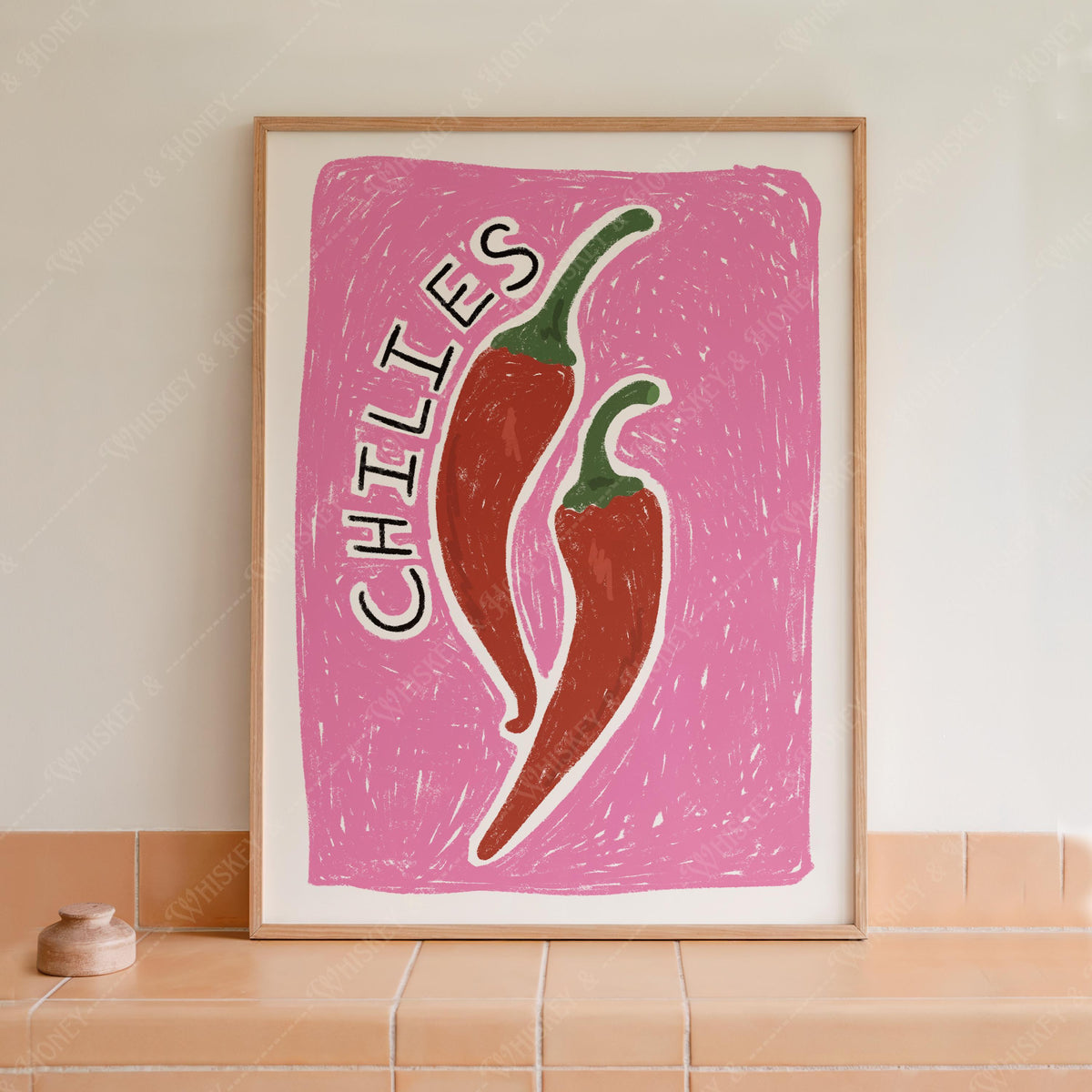 Chilies Illustration Print