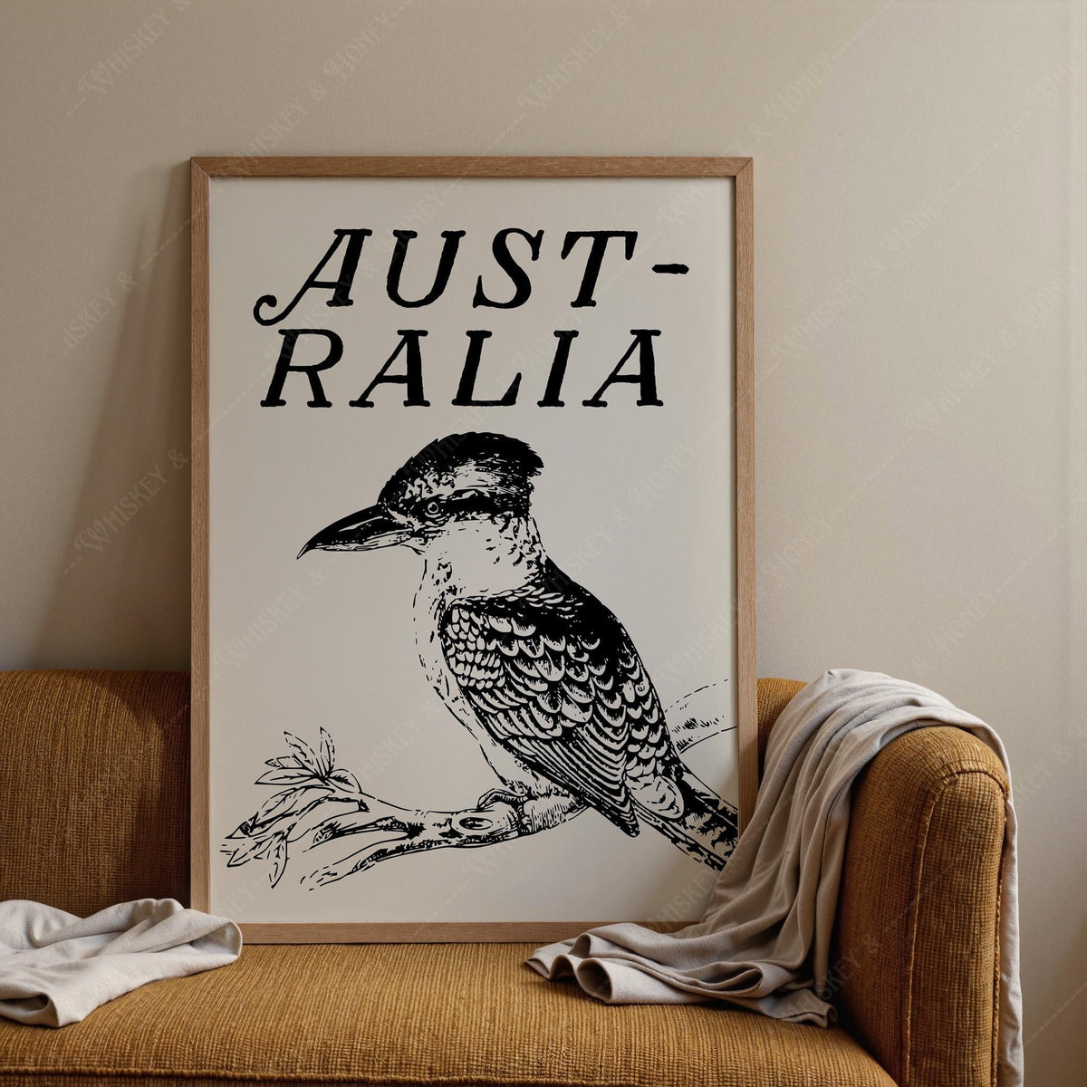 Australia Kookaburra Print