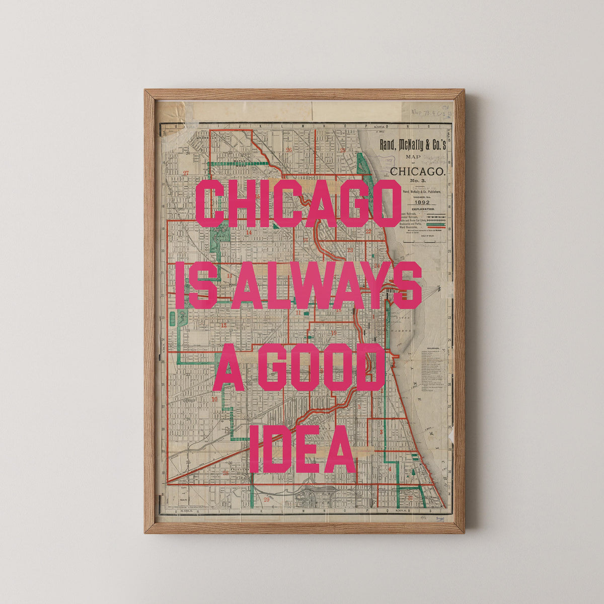 Chicago Is Always A Good Idea Print