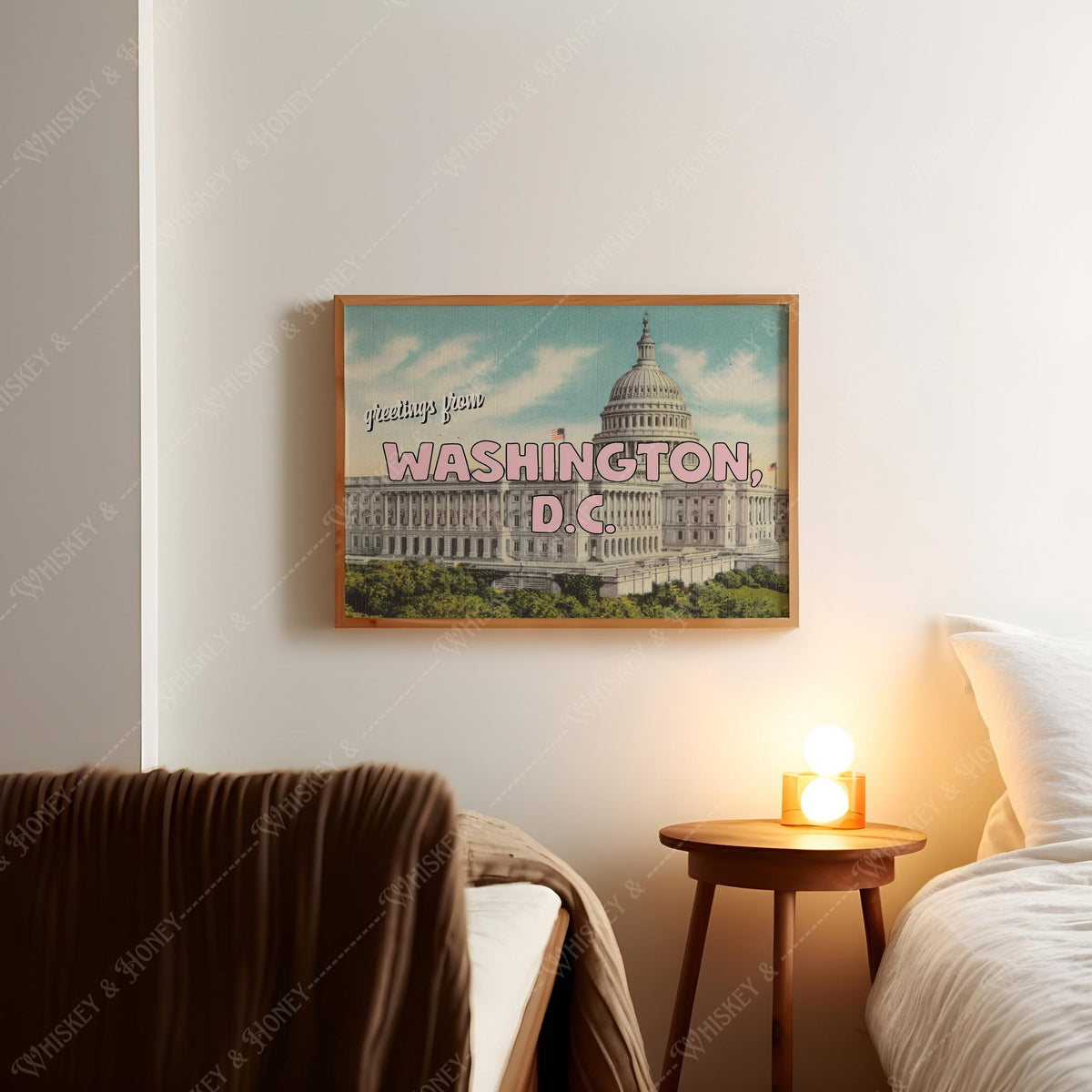 Greetings from Washington D.C. Postcard Print