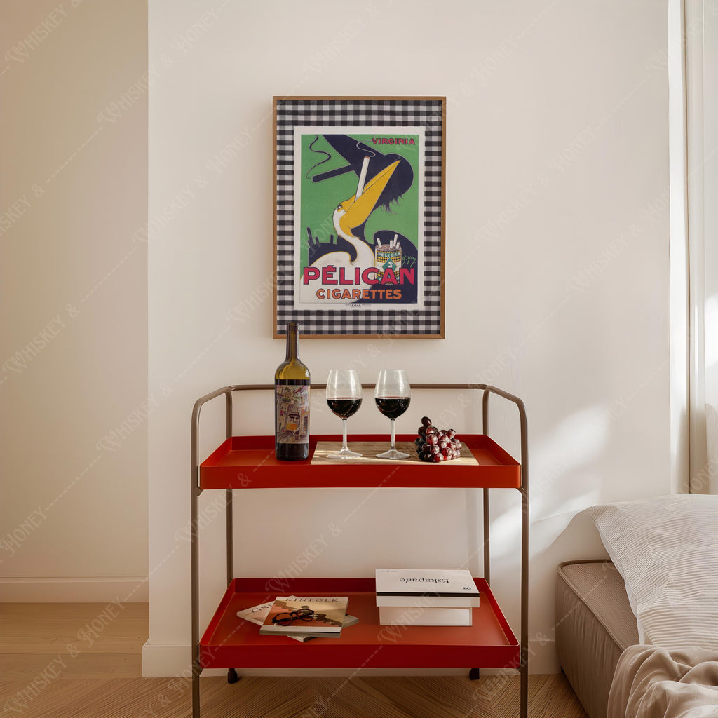 Vintage Pelican Cigarettes Print
