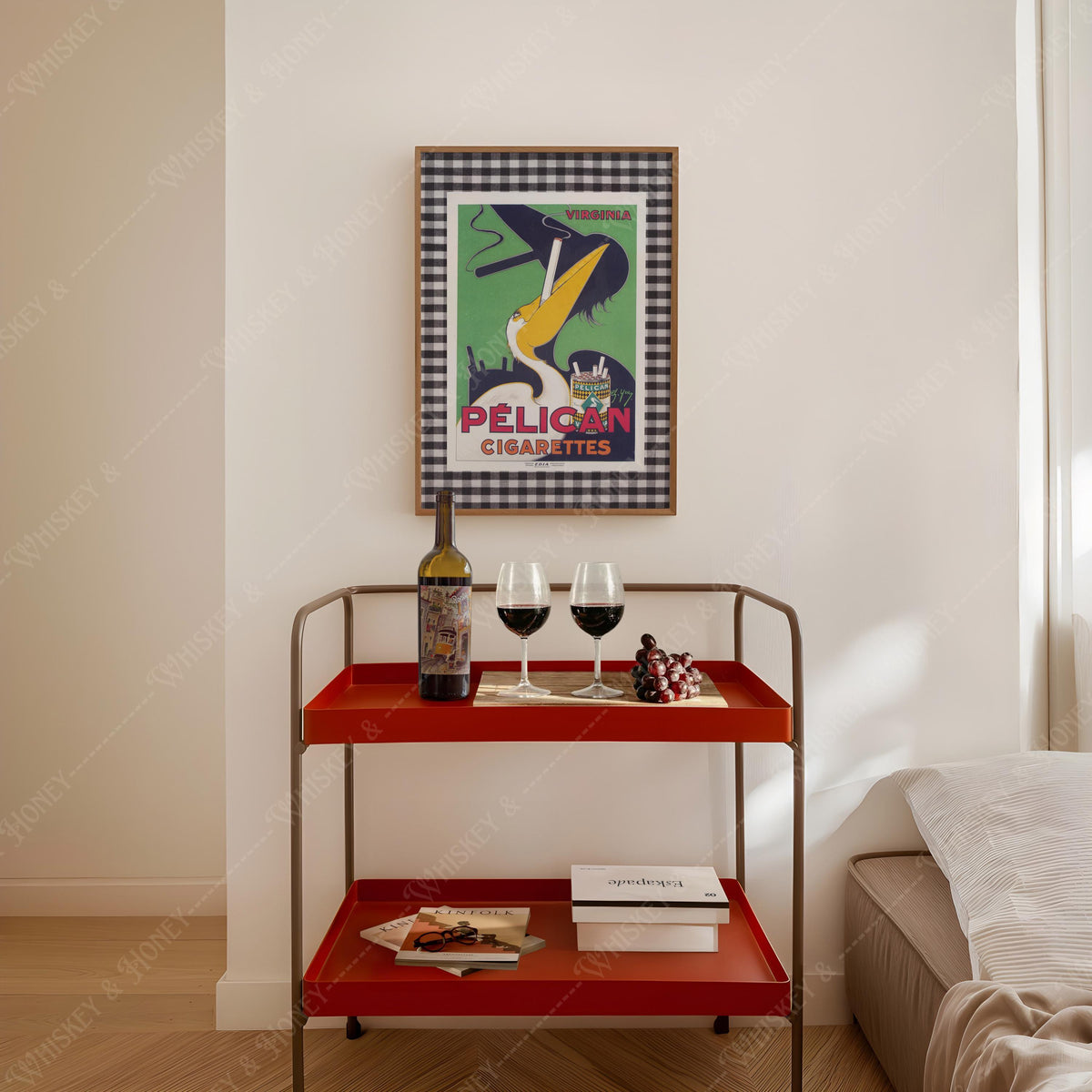 Vintage Pelican Cigarettes Print