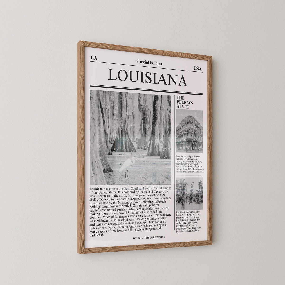 Louisiana Newspaper Print