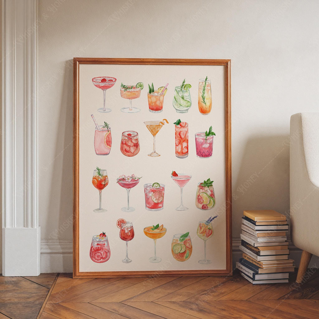 Fruity Cocktails Print