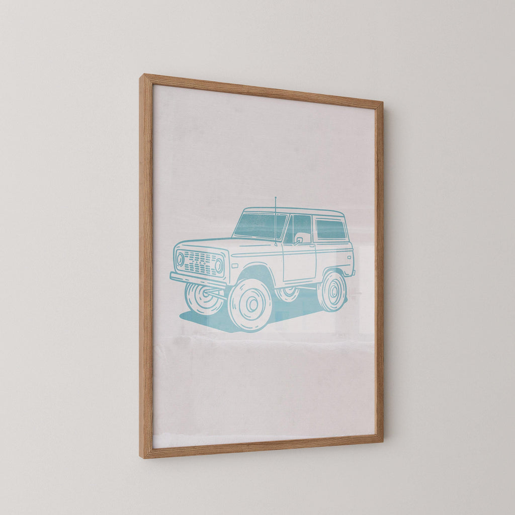 Vintage Ford Bronco Print