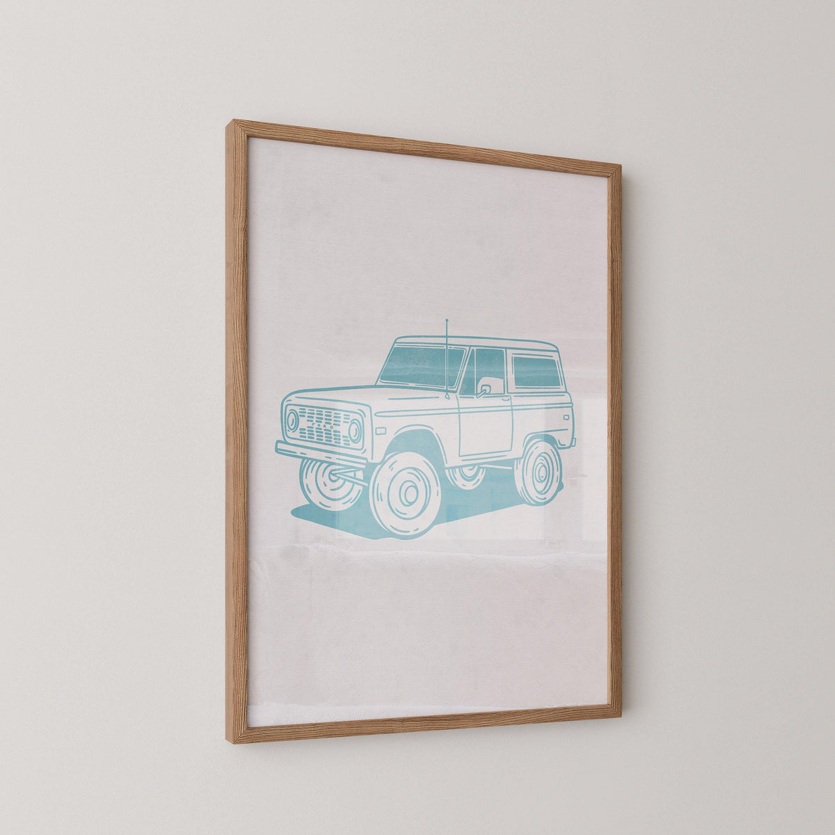Vintage Ford Bronco Print