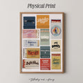 Nashville Matchbook Print