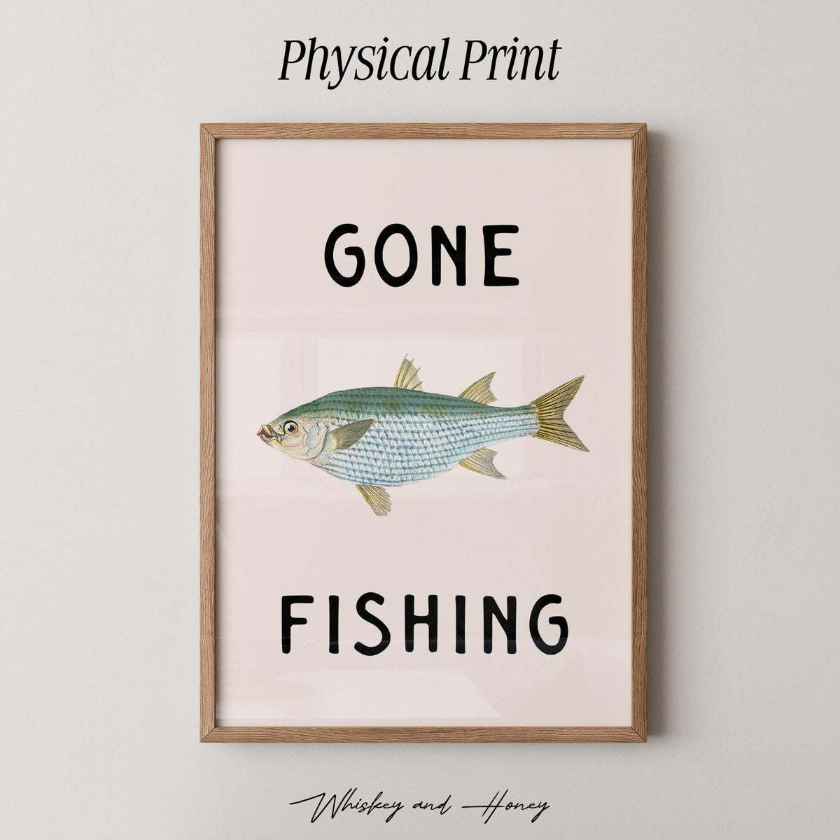 Gone Fishing Print