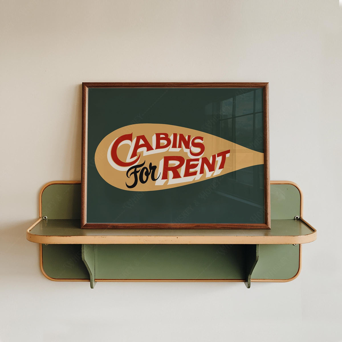 Vintage Cabins For Rent Print