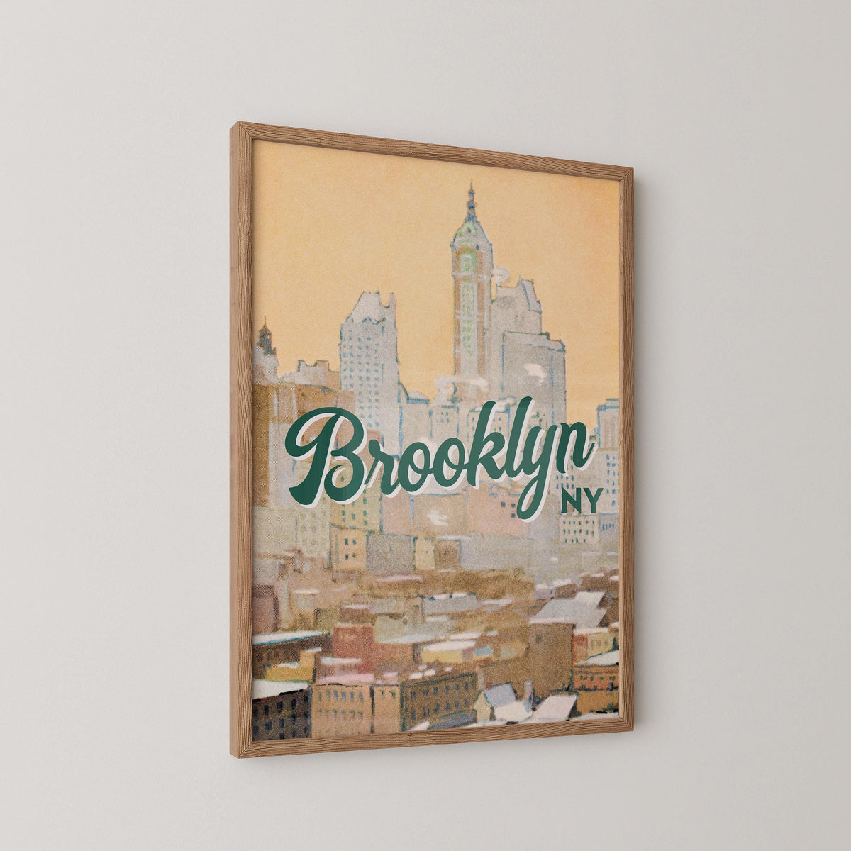 Vintage Brooklyn NY Print