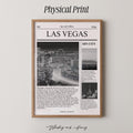Las Vegas City Newspaper Print