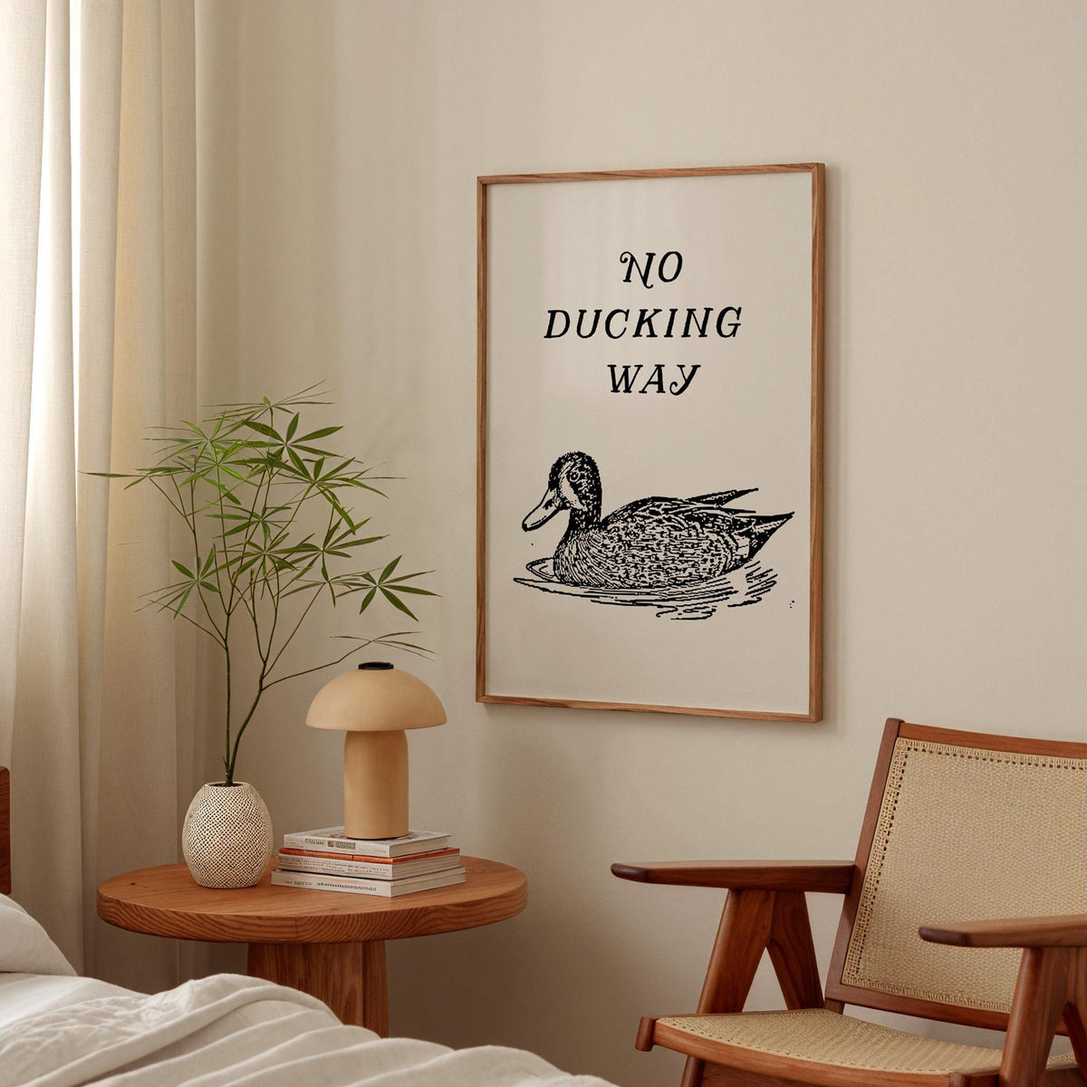 No Ducking Way Print