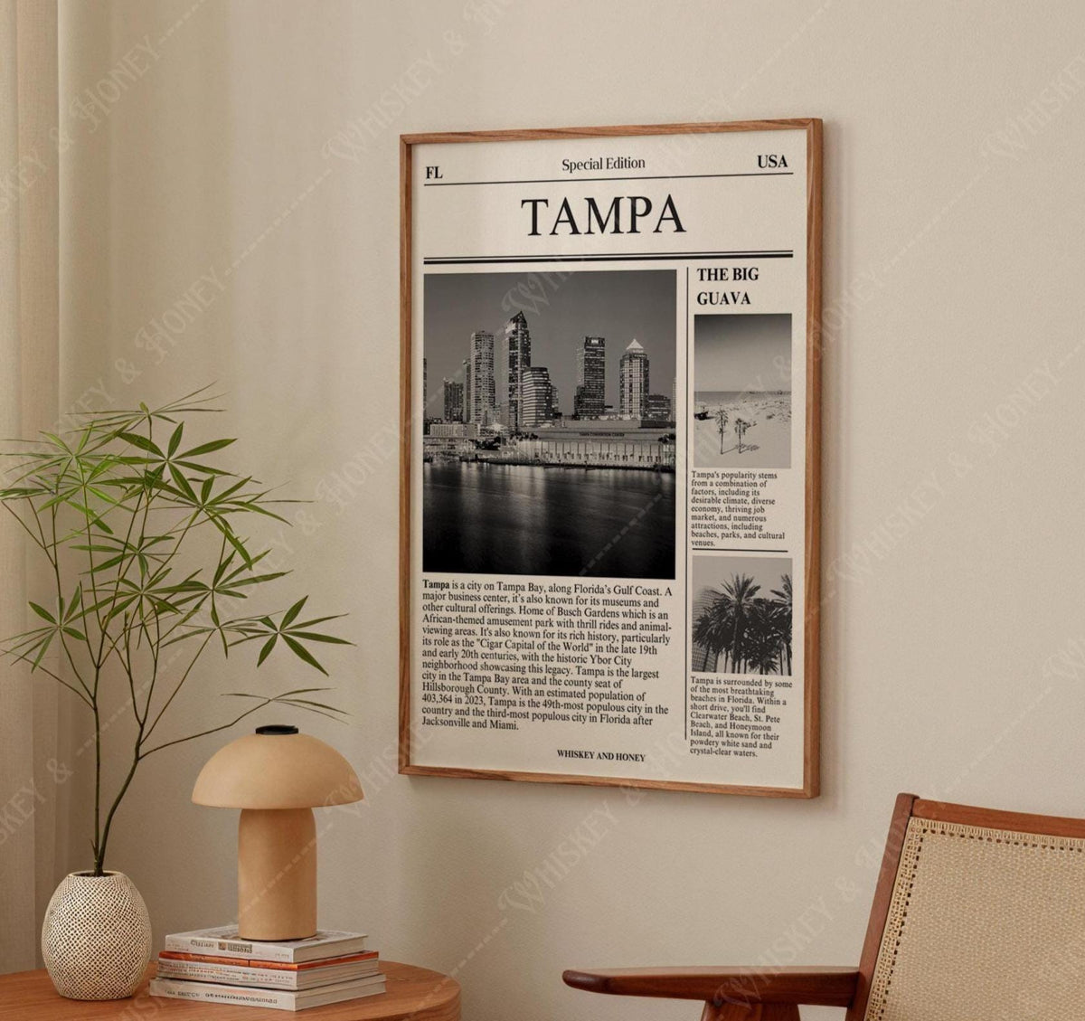 Tampa City Newspaper Print