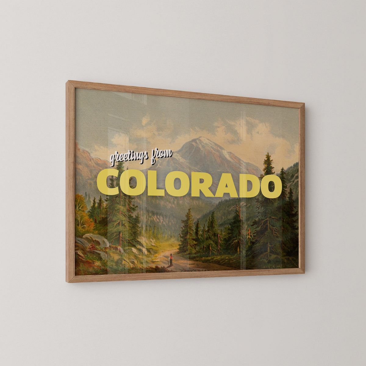 Vintage Greetings from Colorado Print