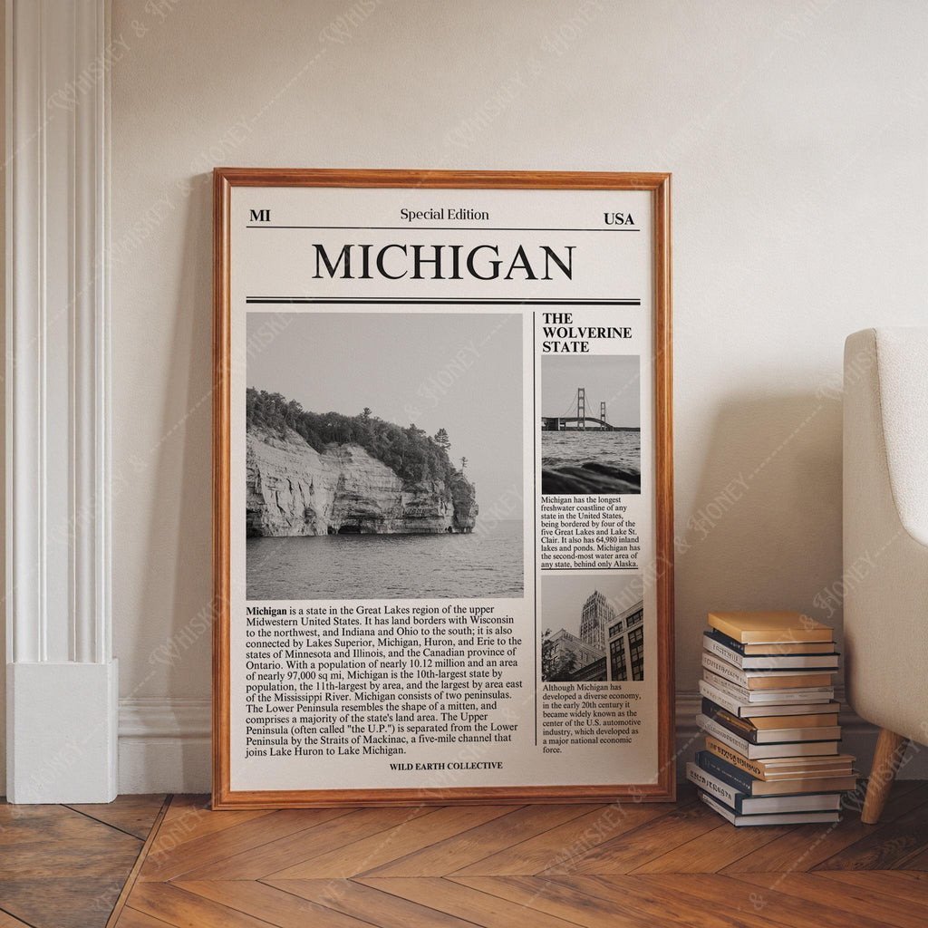 Michigan Newspaper Print