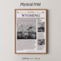 Wyoming State Newspaper Print