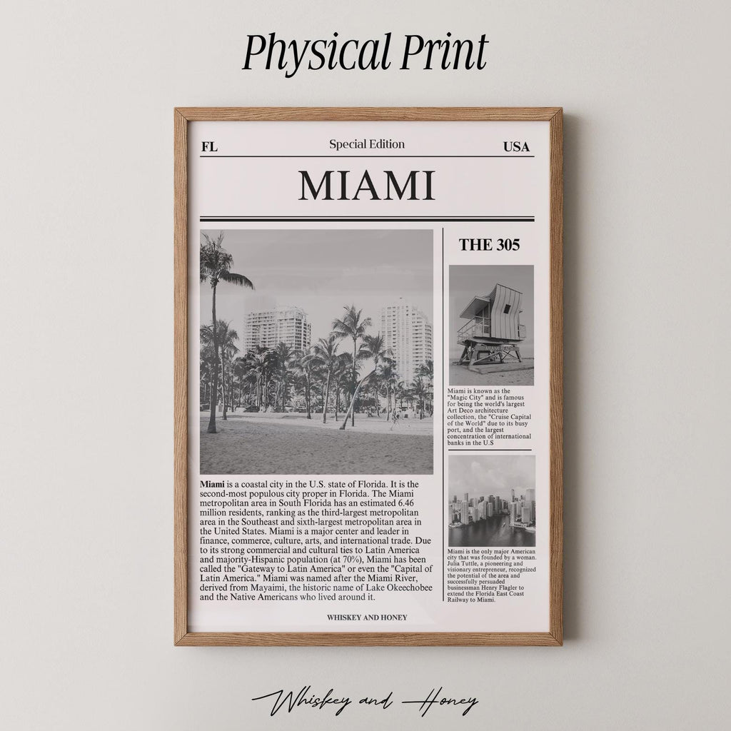 Miami Newspaper Print