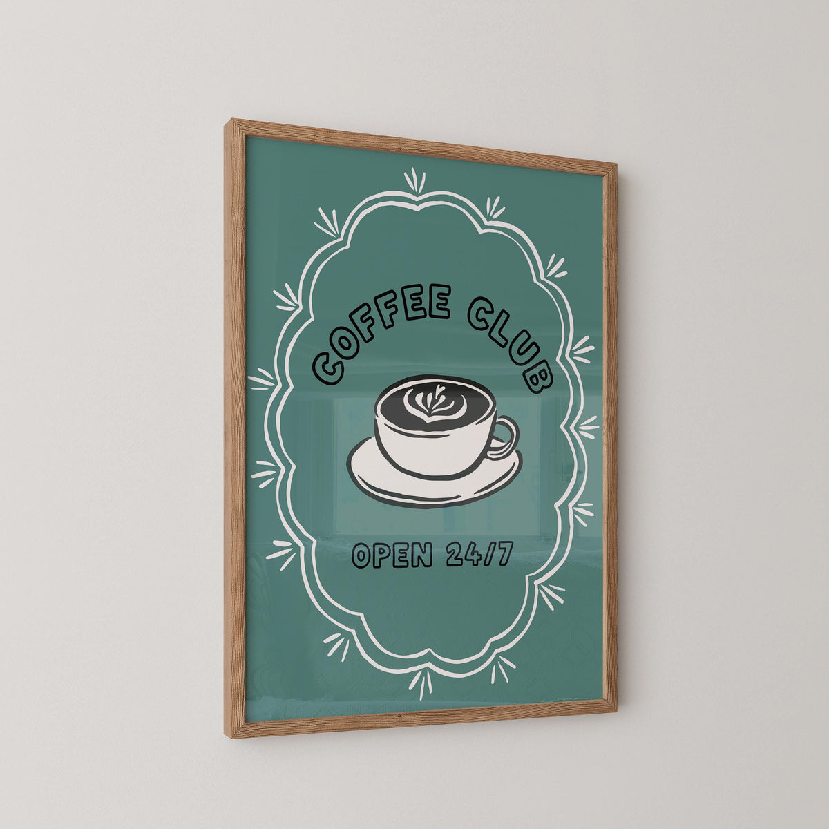 Coffee Club Art Print