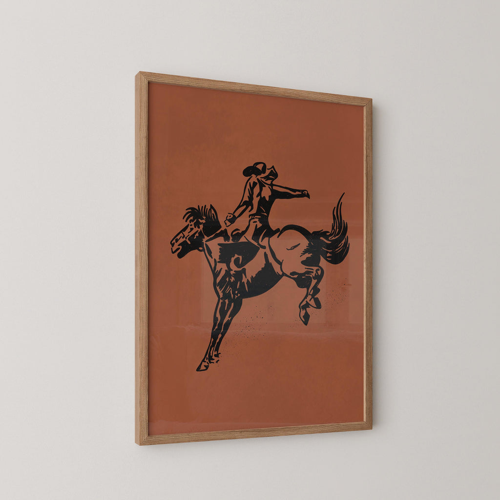 Rodeo Cowboy Physical Print