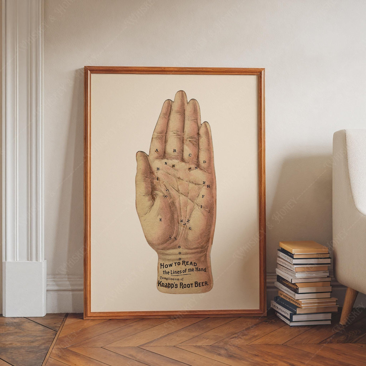 Vintage Palm Reader Print