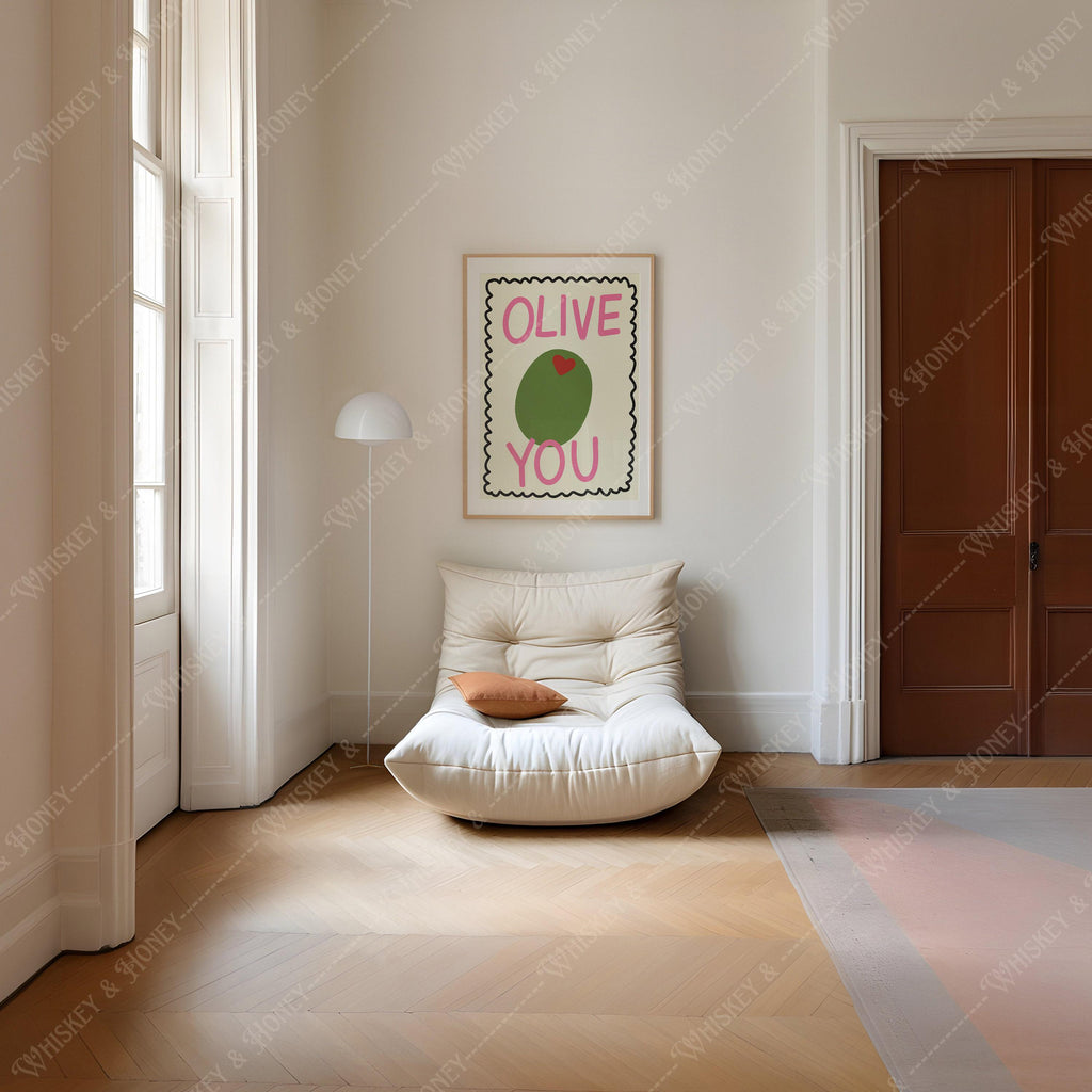 Olive You Print