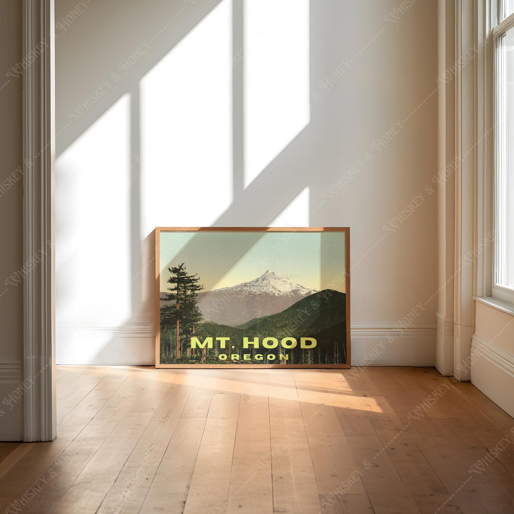 Vintage Mount Hood Oregon Print