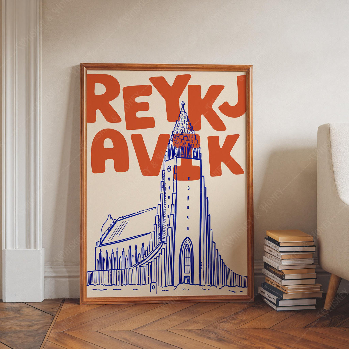 Reykjavik Iceland Travel Print