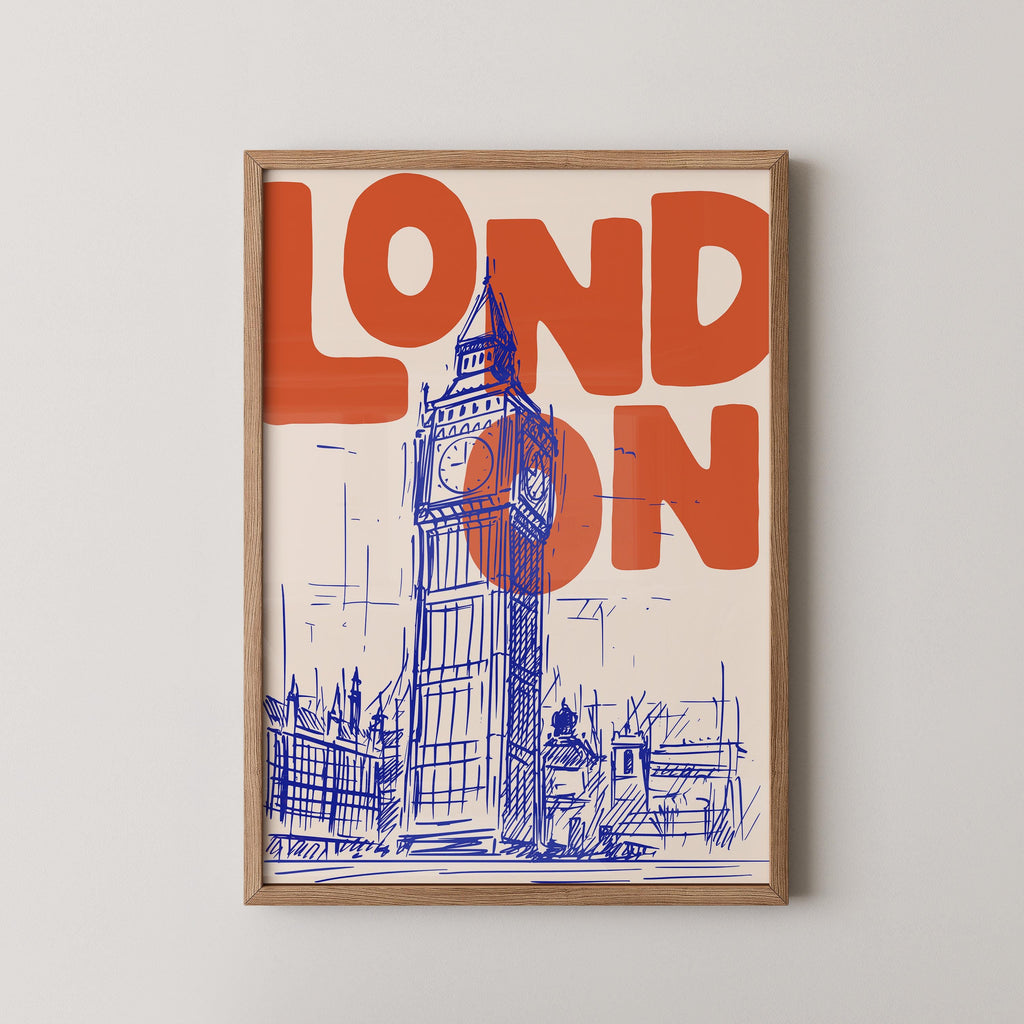 London Travel Print
