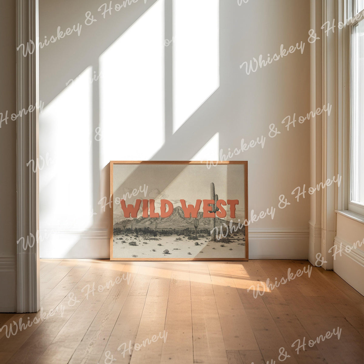 Vintage Wild West Print