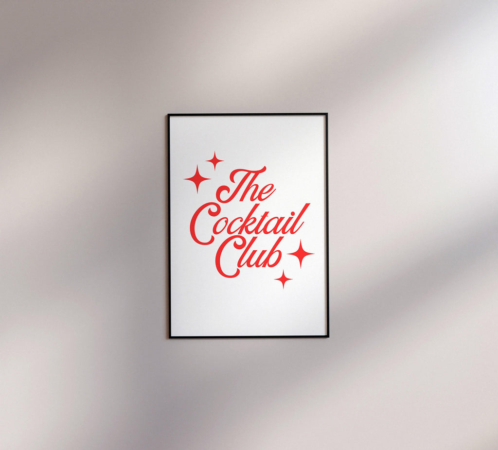 The Cocktail Club Print