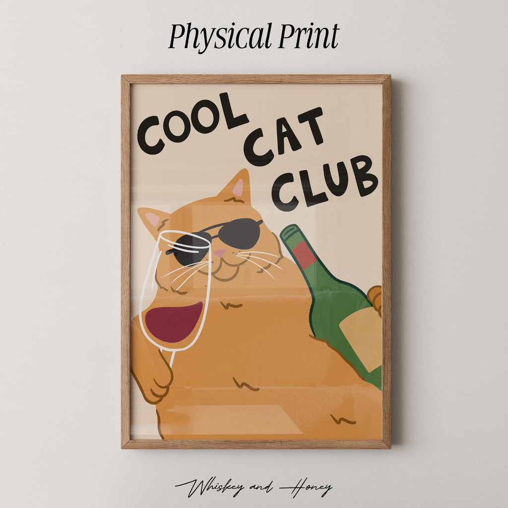 Cool Cat Club Print
