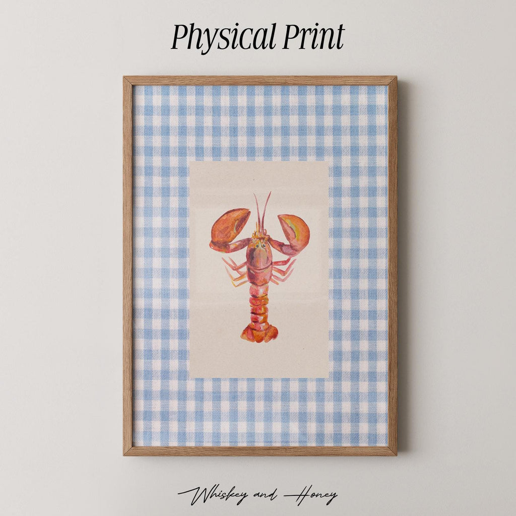 Lobster Watercolor Print