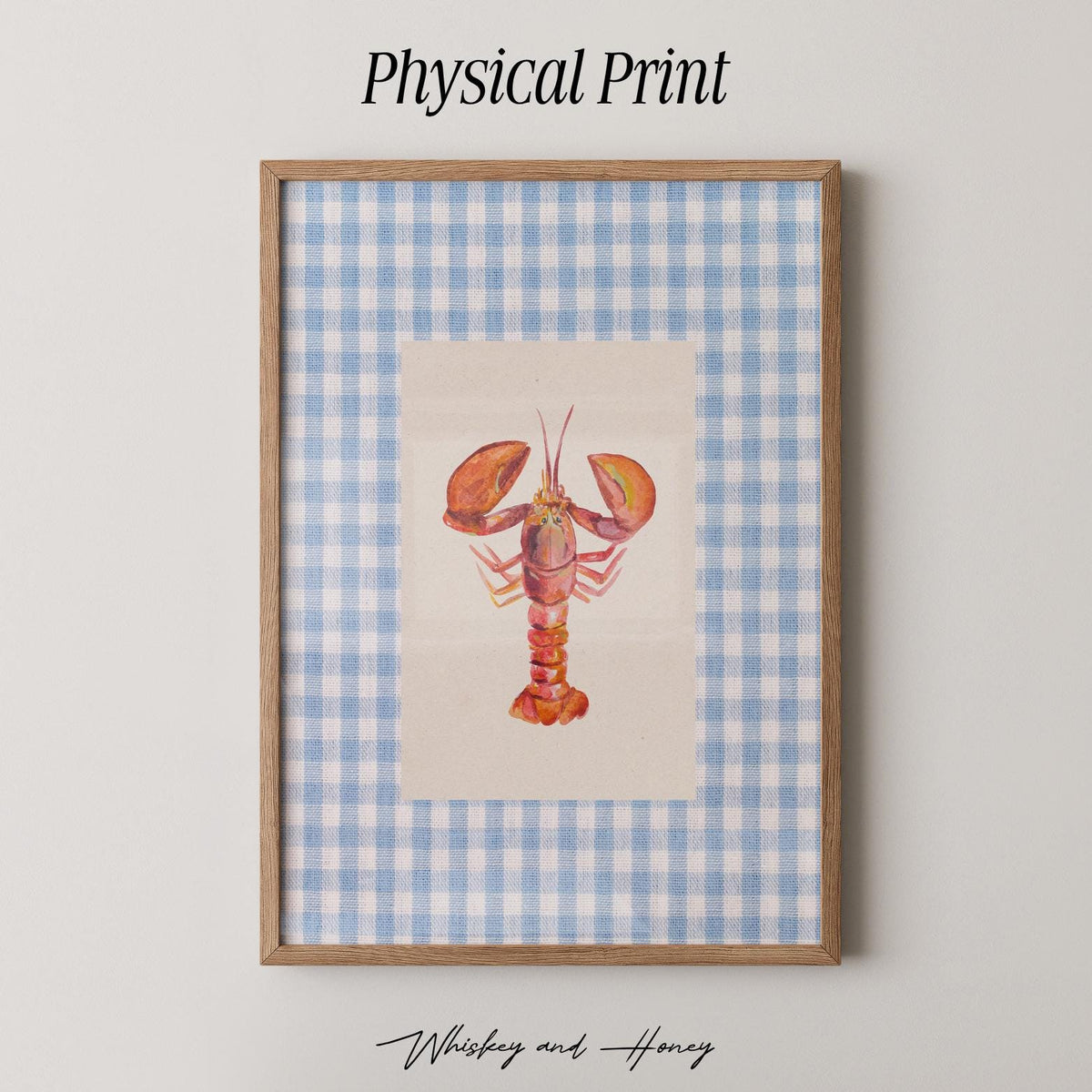 Lobster Watercolor Print
