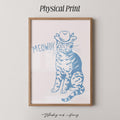Meowdy Cat Cowboy Art Print