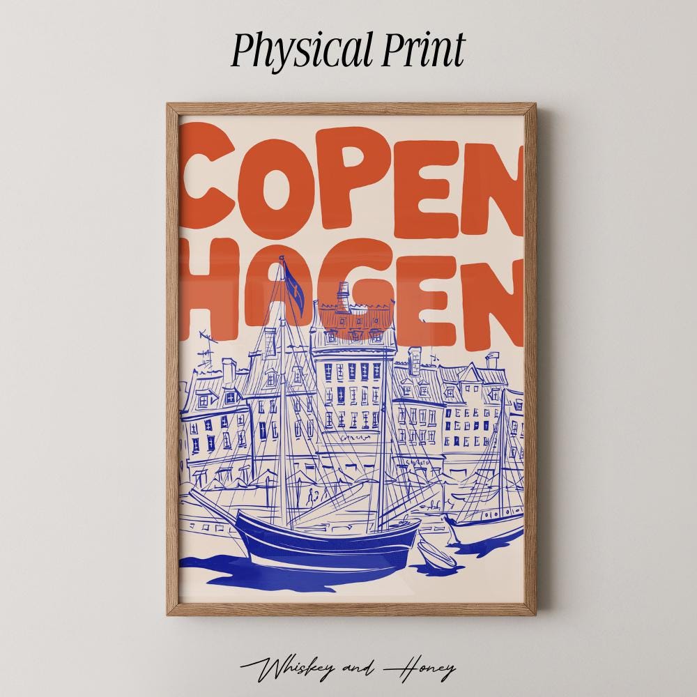 Copenhagen Travel Print